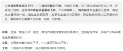 上周楼市整体成交下行，地市整体供应量环比显增